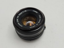 Genuine Canon 50mm F1.8 Prime Lens for FD Mount SLR Cameras