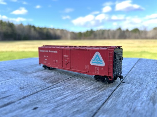 Athearn/Rail Runner 22 50' vagón de carga de una sola puerta Bangor y Aroostook BAR 6190 HO | Zustand: Used