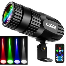 Led Pinspot Light, 15W Disco Ball Spotlight, RGBW 4 in 1 Mirror Ball Lights w...