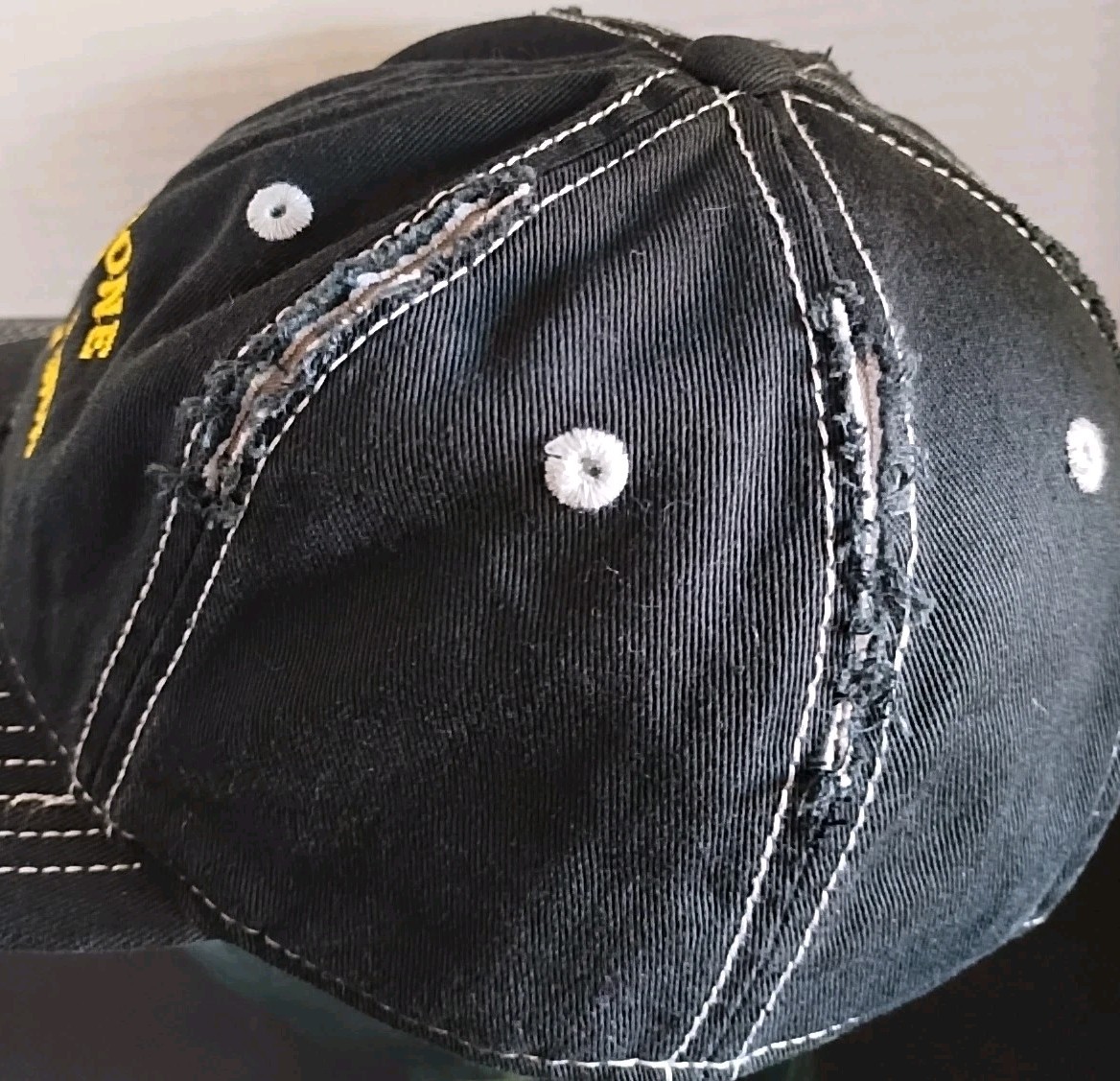 Yellowstone Dutton Ranch Hat Black Distressed Cot… - image 5