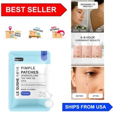 Korean Hydrocolloid Pimple Patches with Tea Tree Oil - 78 Invisible Acne Dots