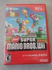 Nintendo Wii SUPER MARIO BROS. Wii in Case with Manual