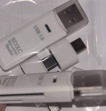  OPEN BAG Two SDXC / MicroSDXC USB 3.0 Card Readers  Attachments