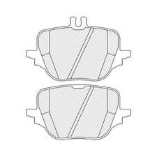 Satz Bremsbeläge Bremsklötze hinten für Mercedes GLC C254 X254 S-Klasse | 244