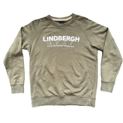 Lindbergh 1927 Men s Sweatshirt Green Long Sleeve Medium  Green