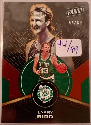 2024-25 Panini Player of the Day #73 Larry Bird Red #/99