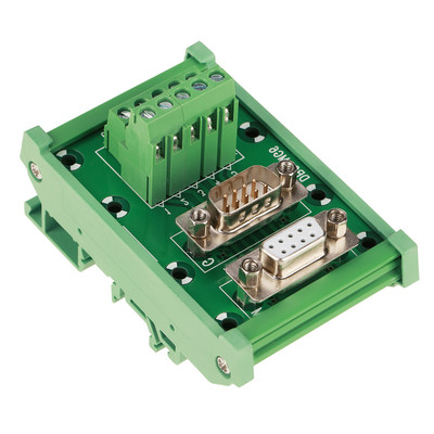 DB9-MG6 DIN Rail Mount Interface Module Male/Female Steckverbinder AK