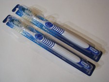 2pc Lot Set Oral-B Deep Clean P G Toothbrush Tooth Brushes Blue Soft NEW Sealed