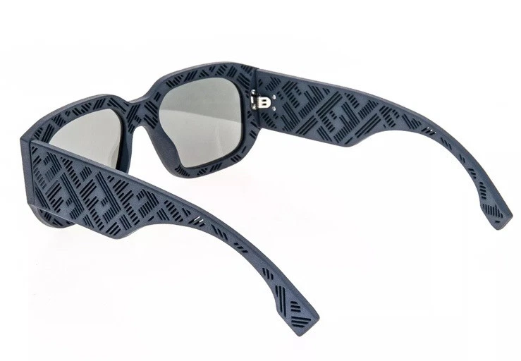 Fendi тени 52 мм прямоугольные солнцезащитные очки серый/другой/дым зеркало, $500 - Изображение 2 из 4