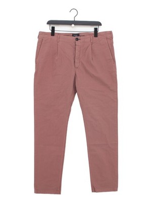 Paul Smith Herren Hose W 36 in Rot Baumwolle mit Elasthan Chino Neu Mit Etikett