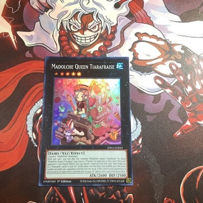 Yugioh 1x Madolche Queen Tiarafraise INFO-EN044 Super Rare 1st