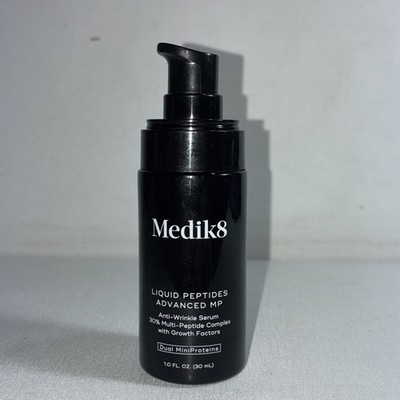 New Medik8 Liquid Peptides Advanced MP Anti wrinkle Serum 1 Fl Oz Missing Cap