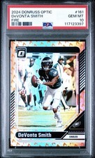 Panini 2024 Donruss Optic 🔥FIRE🔥 #161 DeVonta Smith PSA 10 GEM MT Eagles NFL