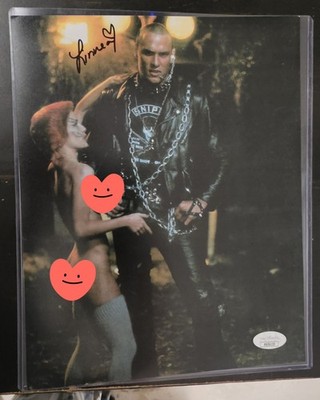 Linnea Quigley (signed) as Trash and Mark Venturini as Suicide - 8 X 10 photo