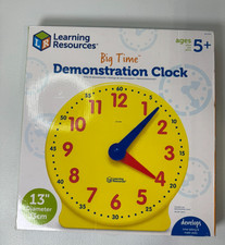 Learning Resources Big Time Demonstration Clock   Teaching Time Learning Tool