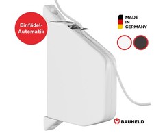 BAUHELD® Schnurwickler Rolladen mit ohne Schnur Aufputz Schnurführung Weiß Braun
