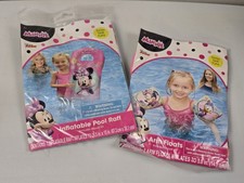 Disney Minnie Mouse Kids Float Raft Arm Band Floats Pool Beach Toys