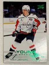 Ryan Leonard 25-26 Upper Deck 1 Young Guns Holiday Rookie Card SP