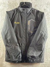 MOERDENG Men's Black, Sz MediumUnco & Boror Winter Jacket Parka 