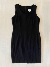 Vintage 90s Little Black Sheath Dress Made in America – 36 Inch Bust Size M