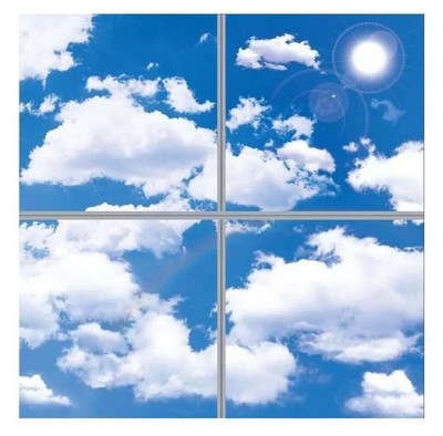 3D Sky Panel LED Deckenleuchte 600 x 600 mm 4 Stück Set 6500K Lux General