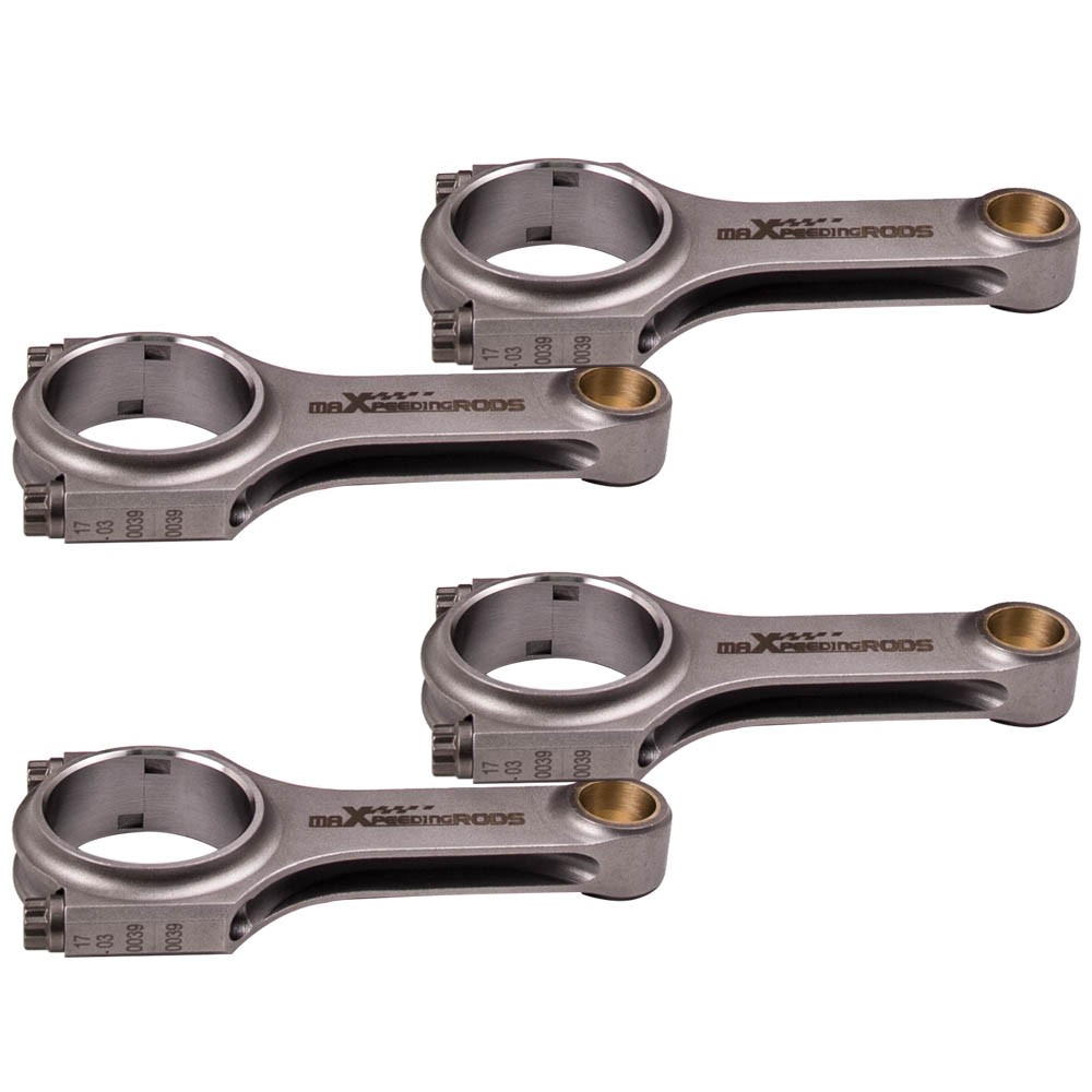 H Beam Connecting Rods for Mazda MZR for Ford Duratec 2.5 4340 ARP 2000 bolt