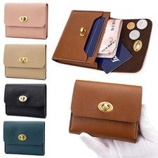 Women Lady Mini Leather Wallet Small Purse Credit Card Cash Holder Handbag Gift