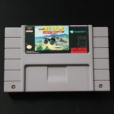 Tradewest Super Off Road The Baja Super Nintendo SNES NTSC-U/C Game Cartridge