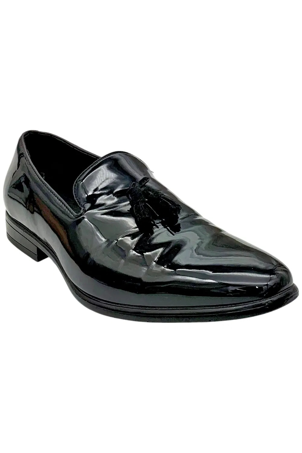 Stacy Adams Mens Phoenix Tassel Slip On Loafer Black Patent 10190₽