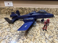 GI Joe 2002 Cobra Rattler Jet With Pilot And Missle s Vintage Almost Complete