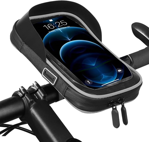 Handyhalterung Fahrrad Wasserdicht 360° Drehbar FüR 4,7-7 Zoll Smartphone-image
