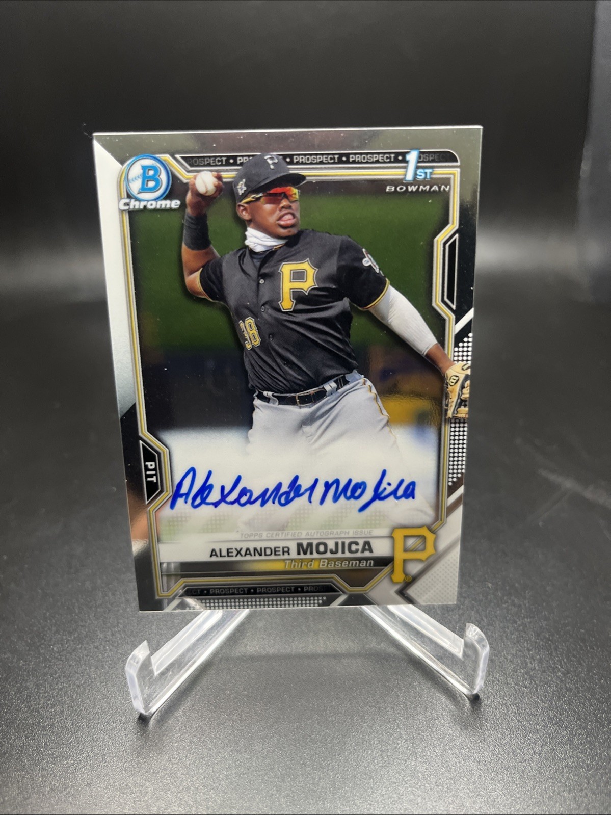 2021 Bowman Chrome - Prospect Autographs Alexander Mojica #CPA-AM (AU, RC)