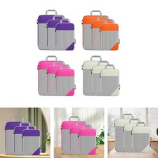 Cubes d'emballage à Compression 3x, sacs de rangement de voyage portables