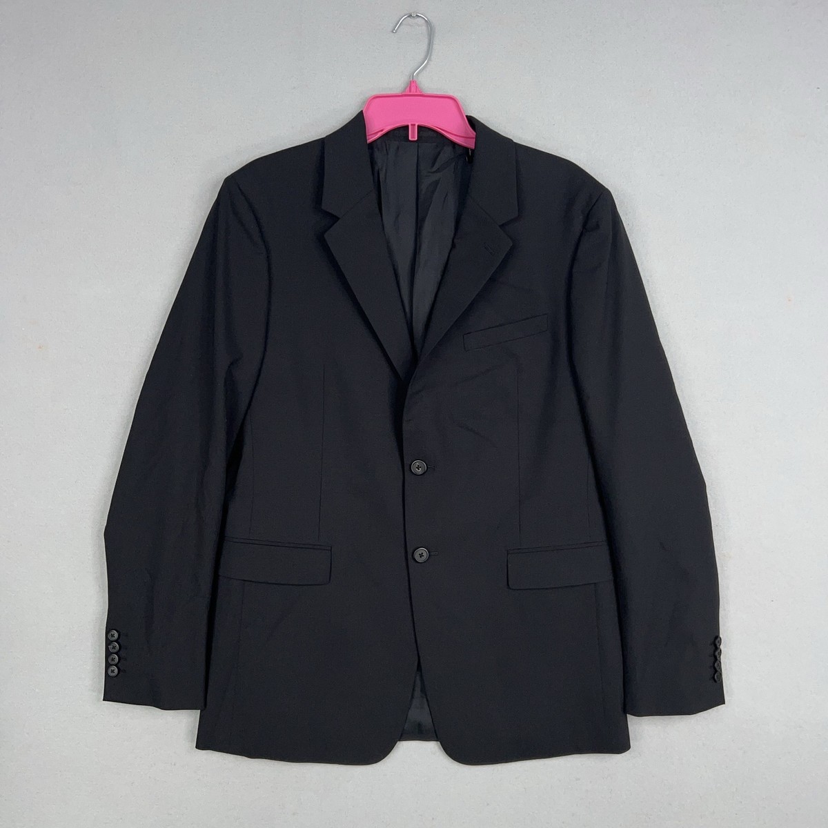 Theory Blazer Mens 42 R Black Chambers New Tailor 2 Button Virgin