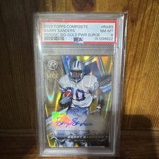 2023 Topps Composite Resurgence Barry Sanders Auto Gold /10 PSA 8 POP 1 OBO!!!!