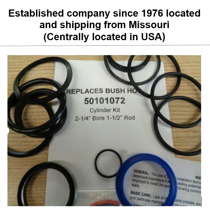 メル42346 50101072 Aftermarket Seal kit for Bush Hog M346 bucket cyl. - Read