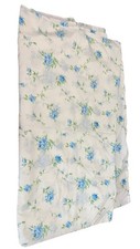 Vintage Blue Roses Full Flat Sheet 66x92