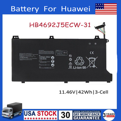42Wh HB4692J5ECW-31 Battery For Huawei MateBook D 15-53010TUY, MagicBook VLT-W50