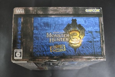 Exc* Monster Hunter 3 Tri Exclusive collectors Limited Edition Wii