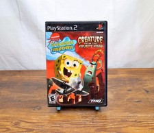 SpongeBob SquarePants Creature from the Krusty Krab Sony PS2 Disc & Case