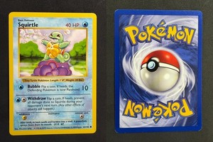 1995 squirtle pokemon card value 63/102 Squirtle · Base Set First Edition #63(Shadowless)