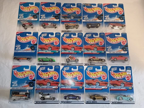 LOT OF 15 Vintage Hot Wheels 1:64 Scale Die Cast Vehicles NEW NIP LOT#7