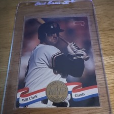 Donruss 1992 MVP Insert Will Clark Giants MLB Baseball Card #MVP-13
