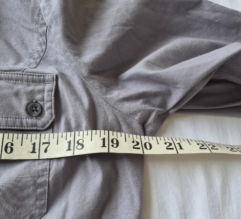 Express Essential Stretch Gray Button up Shirt Wo… - image 6