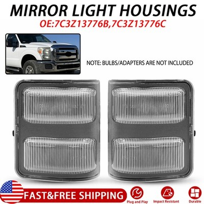 Clear Side Mirror Signal Light Housings Fits Ford F150 F250 F350 F450 F550 EOW