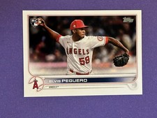 2022 Topps Series 2 Elvis Peguero Rookie #541 Los Angeles Angels RC (D)