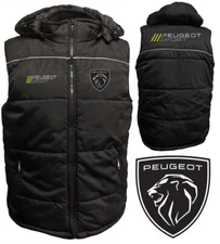 Peugeot Sport Sleeveless Gilet Jacket Removable Hood Racing Motorsport Gifts