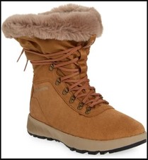 Columbia Slopeside Village Omni-Heat Boot Women 8 AUTUMN ORANGE