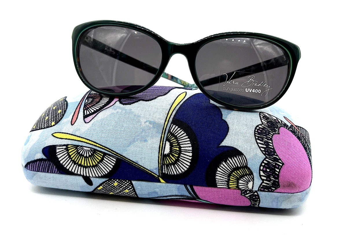 NEW VERA BRADLEY VB SADIE EMERALD UV400 AUTHENTIC SUNGLASSES 