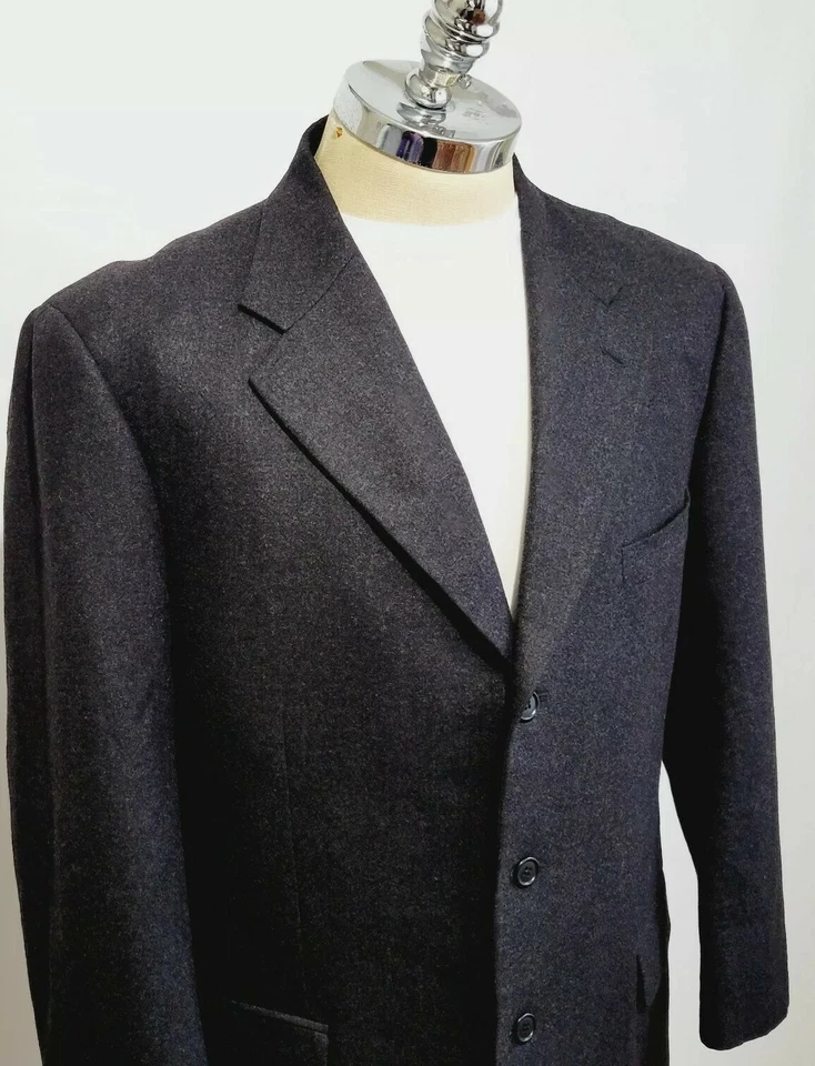 Chaqueta Blazer Abrigo Deportivo A Medida Loro Piana Para Hombres Super 110's Lana EE. UU. Talla 46L Foto 4 de 4